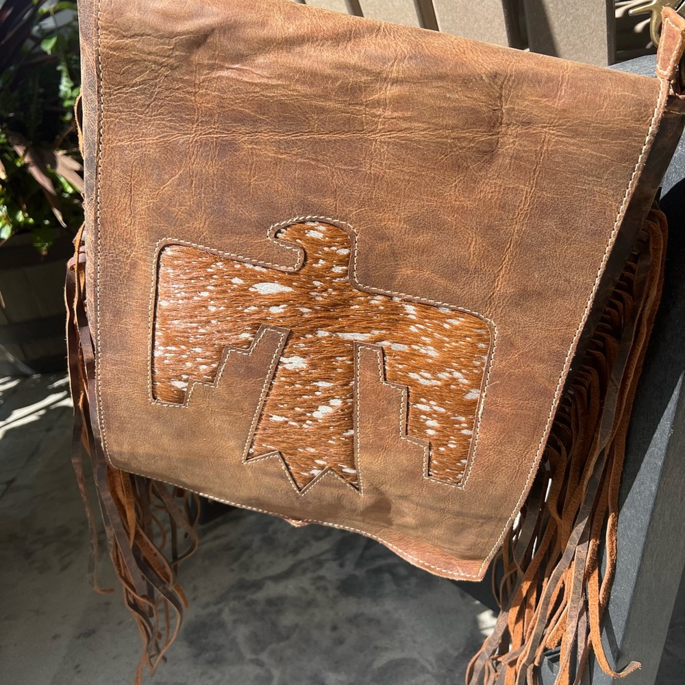 Thunderbird retro leather, bag, crossbody Myra - Picture 3 of 5